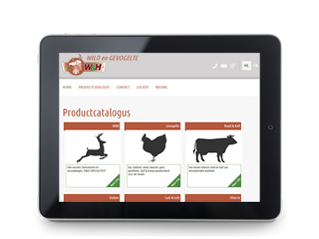 W&H (Brussel) - Tabled screenshot wh-vanifood.be